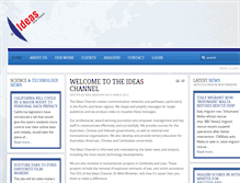 Tablet Screenshot of ideaschannel.com